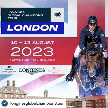 A publisher feature makes the London event invitation accessible.